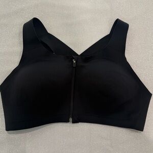 lululemon athletica enlite Midnight Black Sports Bra with back weave
